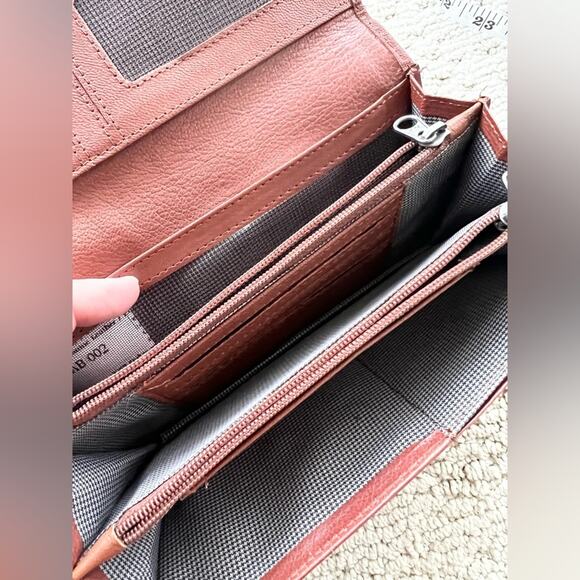 Spikes & Sparrow RFID Wallet Kentucky brown leather biker moto wallet fall - Picture 8 of 10